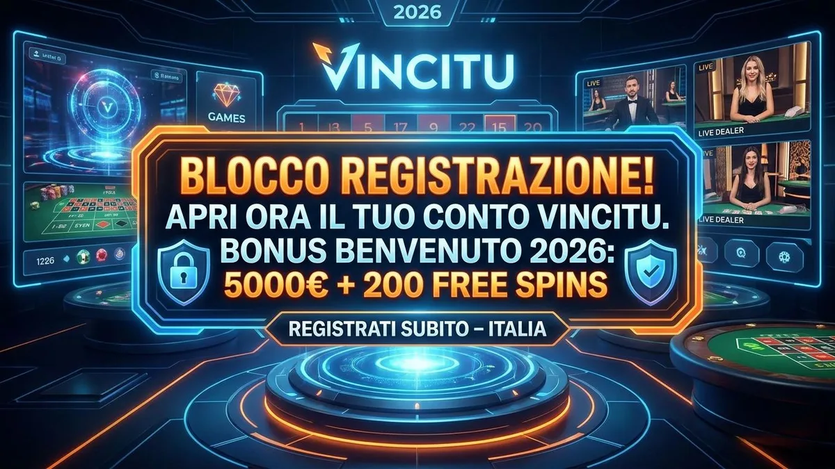 Registrazione con bonus